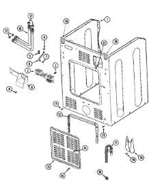 05 - Cabinet-Rear parts for Maytag Washer MAH21PNDWW from AppliancePartsPros.com
