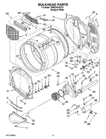 03 - Bulkhead Parts parts for Maytag Dryer 7MMGD0100TQ1 from AppliancePartsPros.com