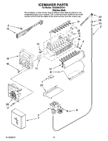 12 - Icemaker Parts parts for Maytag Refrigerator AC2224GEKS13 from AppliancePartsPros.com