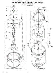 03 - Agitator, Basket And Tub Parts parts for Maytag Washer 7MMSL7959TW1 from AppliancePartsPros.com