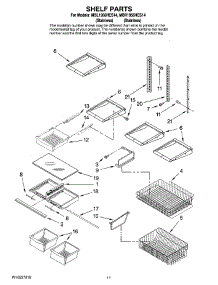 07 - Shelf Parts parts for Maytag Refrigerator MBL1956HES14 from AppliancePartsPros.com