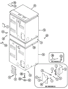 04 - Rear parts for Maytag Dryer MDE13PDAGW from AppliancePartsPros.com