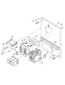 19 - M / Processor Rev. Cntctr Mtg. Pnl. Assy. parts for Maytag Dryer MDG170P1HW from AppliancePartsPros.com