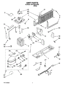 04 - Unit Parts parts for Maytag Refrigerator MTN1842VRW00 from AppliancePartsPros.com