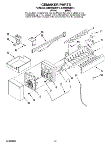 08 - Icemaker Parts, Optional Parts (Not Included) parts for Maytag Refrigerator ABB192ZDEB14 from AppliancePartsPros.com