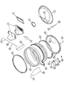 04 - Tumbler (Dryer) parts for Maytag Dryer MLG19PDAEW from AppliancePartsPros.com