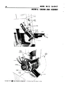 18 - Motor & Tension Arm Assembly parts for Maytag Dryer DG32CT from AppliancePartsPros.com