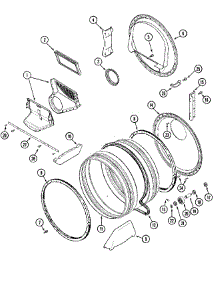 04 - Tumbler parts for Maytag Dryer MHG15PDAEW from AppliancePartsPros.com