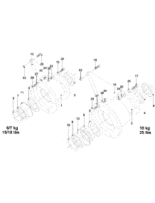 12 - Trunnion And Bearing parts for Maytag Washer MFR18PDAVS from AppliancePartsPros.com