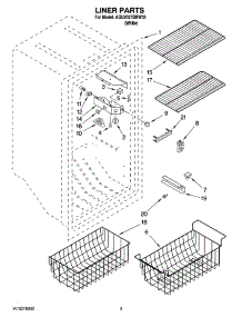 02 - Liner Parts parts for Maytag Freezer AQU2027BRW03 from AppliancePartsPros.com