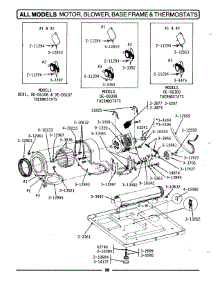 08 - Motor, Blower, Base Frame & Thermostats parts for Maytag Dryer DG91 from AppliancePartsPros.com