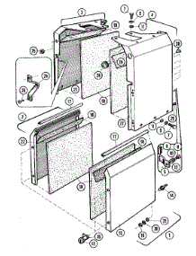 02 - Side Panel parts for Maytag Washer MFX50PNAVS from AppliancePartsPros.com