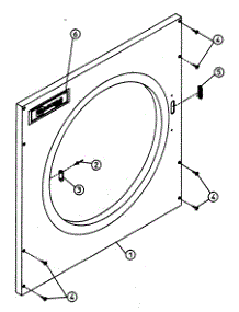 03 - Cabinet - Upper Front Panel parts for Maytag Dryer MDG32PC3AW from AppliancePartsPros.com