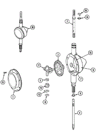 06 - Transmission parts for Maytag Washer MAT12PDSAW from AppliancePartsPros.com