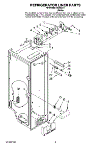 02 - Refrigerator Liner Parts parts for Maytag Refrigerator RS495111 from AppliancePartsPros.com