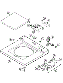 03 - Top parts for Maytag Washer MAT12PSAAW from AppliancePartsPros.com