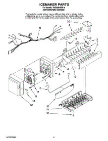 05 - Icemaker Parts parts for Maytag Refrigerator 7MI2569VEM10 from AppliancePartsPros.com