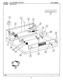 02 - Control Panel parts for Maytag Dryer GDG19CS from AppliancePartsPros.com