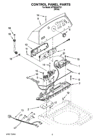 02 - Control Panel Parts parts for Maytag Washer MTW6300TQ1 from AppliancePartsPros.com