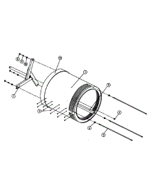 11 - Tumbler Support Assemblies parts for Maytag Dryer MLG31PCAWS from AppliancePartsPros.com