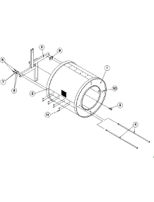 11 - Tumbler Support parts for Maytag Dryer MDG76PCBWW from AppliancePartsPros.com