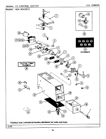 04 - Cs Control Center parts for Maytag Dryer MDG26CSAGG from AppliancePartsPros.com