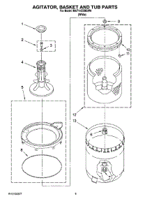 05 - Agitator, Basket And Tub Parts parts for Maytag Washer MAT14CSBGW0 from AppliancePartsPros.com