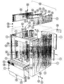 02 - Cabinet parts for Maytag Washer MFS50PNAVS from AppliancePartsPros.com