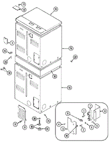 05 - Rear parts for Maytag Dryer MDE11MNADW from AppliancePartsPros.com