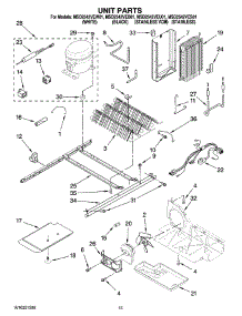09 - Unit Parts parts for Maytag Refrigerator MSD2542VEW01 from AppliancePartsPros.com