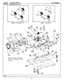 05 - Motor Drive parts for Maytag Dryer DG19CT from AppliancePartsPros.com