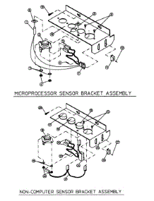 14 - Sensor Bracket Assembly parts for Maytag Dryer MDG75PN1AW from AppliancePartsPros.com