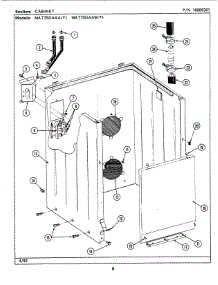 03 - Cabinet parts for Maytag Washer MAT26PCABG from AppliancePartsPros.com