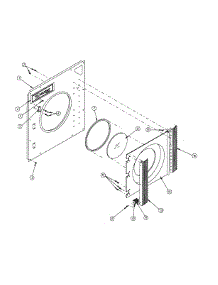 04 - Front Panel / Main Door Assembly parts for Maytag Dryer MDG170P1HW from AppliancePartsPros.com