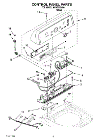 02 - Control Panel Parts parts for Maytag Washer MVWB700VQ0 from AppliancePartsPros.com