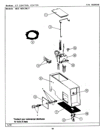 04 - Ct Control Center parts for Maytag Dryer MDE26CTADG from AppliancePartsPros.com