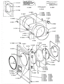 04 - Front Panel & Door Assembly parts for Maytag Dryer GDG23CD from AppliancePartsPros.com