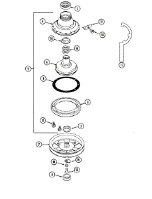 07 - Clutch & Brake parts for Maytag Washer MAT12PSBAW from AppliancePartsPros.com