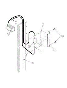 04 - Main Door Switch Assembly parts for Maytag Dryer MDG120P1HW from AppliancePartsPros.com