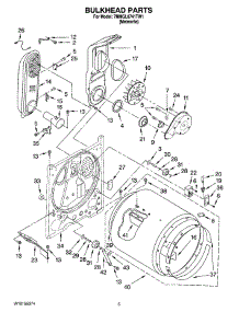 03 - Bulkhead Parts parts for Maytag Dryer 7MMGL6741TW1 from AppliancePartsPros.com