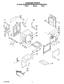 03 - Chassis Parts parts for Maytag Range MGRH865QDB0 from AppliancePartsPros.com
