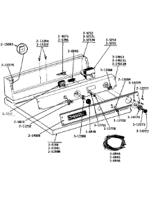 02 - Ca Control Panel parts for Maytag Dryer GDE24CA from AppliancePartsPros.com