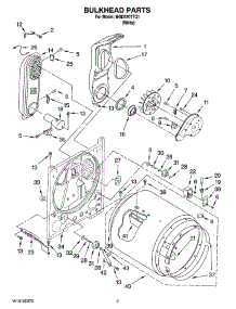 03 - Bulkhead Parts parts for Maytag Dryer MGD5707TQ1 from AppliancePartsPros.com