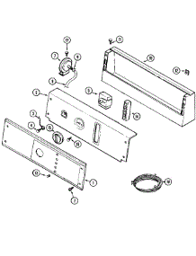 05 - Control Panel (Bsq) parts for Maytag Washer MAT12CSAAQ from AppliancePartsPros.com