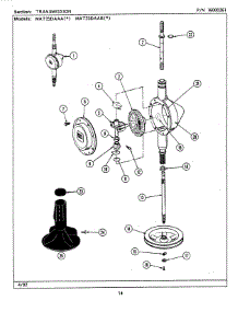 07 - Transmission parts for Maytag Washer MAT23PCABL from AppliancePartsPros.com