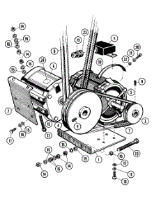 08 - Motor & Pulley parts for Maytag Washer MFX50PNAVS from AppliancePartsPros.com