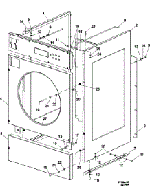 02 - Cabinet parts for Maytag Washer MFR25PDCWS from AppliancePartsPros.com