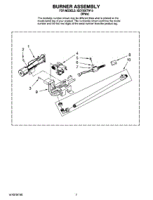 04 - Burner Assembly parts for Maytag Dryer IGD7200TW10 from AppliancePartsPros.com