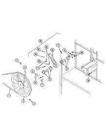 10 - Idler Bearing Assembly parts for Maytag Dryer MLG32PDBWW from AppliancePartsPros.com
