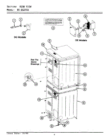 02 - Rear View parts for Maytag Dryer GDG27CA from AppliancePartsPros.com